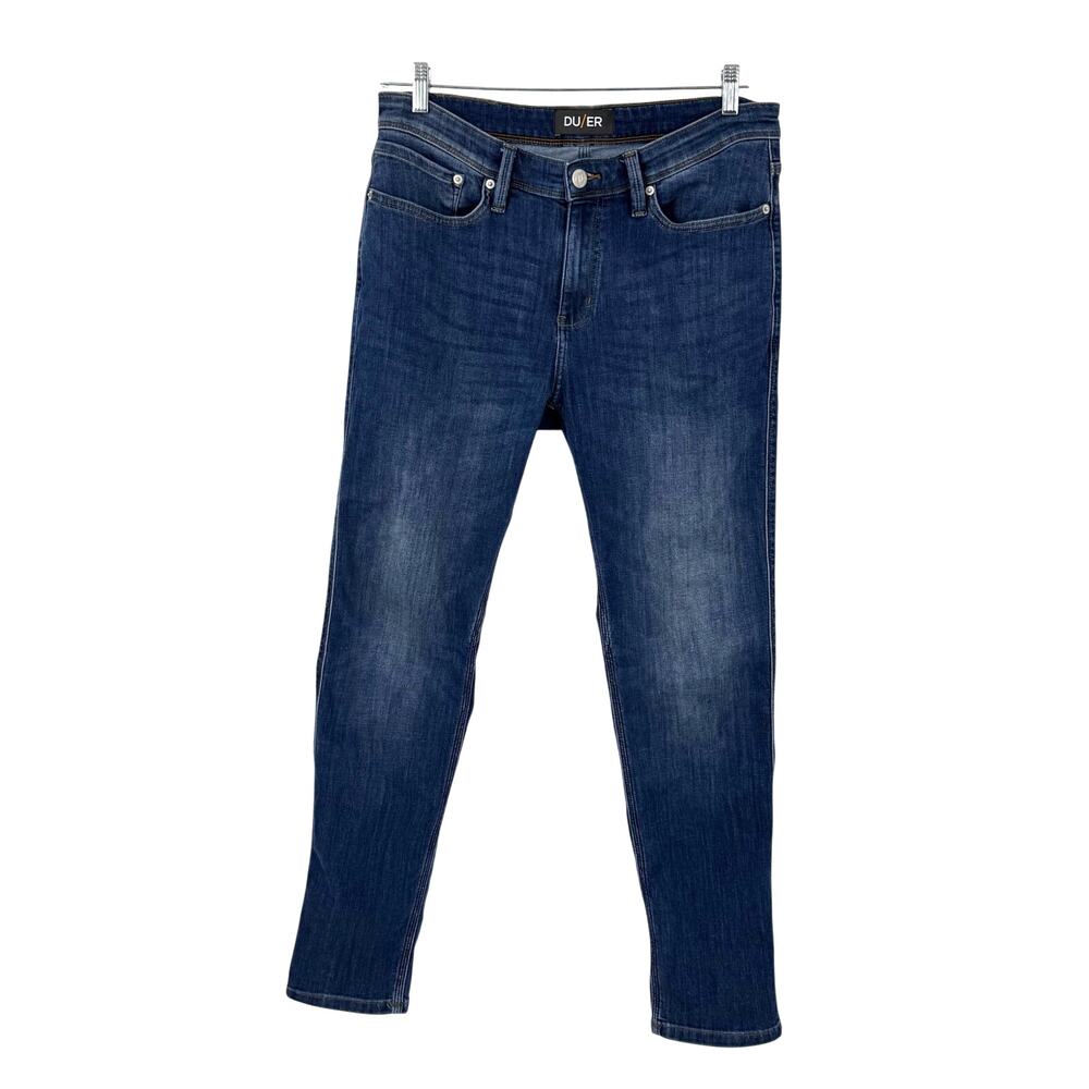 DU/ER L2X Slim Fit Jeans 33 x 32 Performance Denim Stretch Coolmax Quick Dry